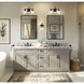 Antonia 3 Light 25.25 inch Coal Black Bath Vanity Light Wall Light